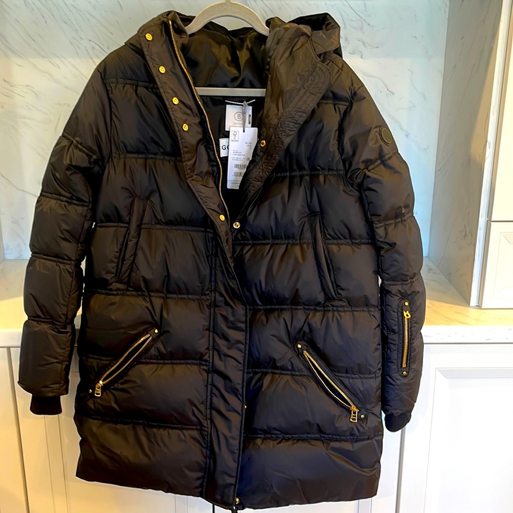 NWT BLACK BOGNER JACKET- size 6